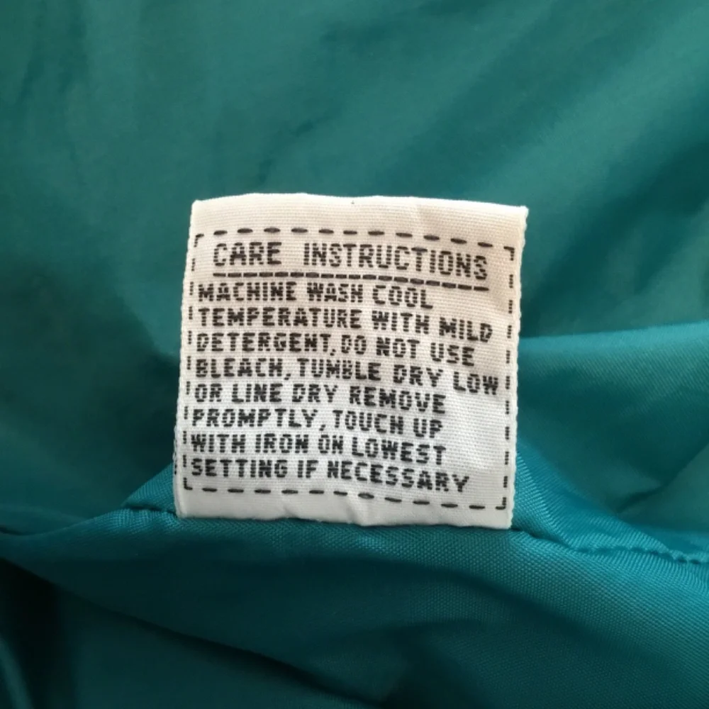 Mulberry Street Ladies Windbreaker Green/ Blue Size S - Picture 4 of 5